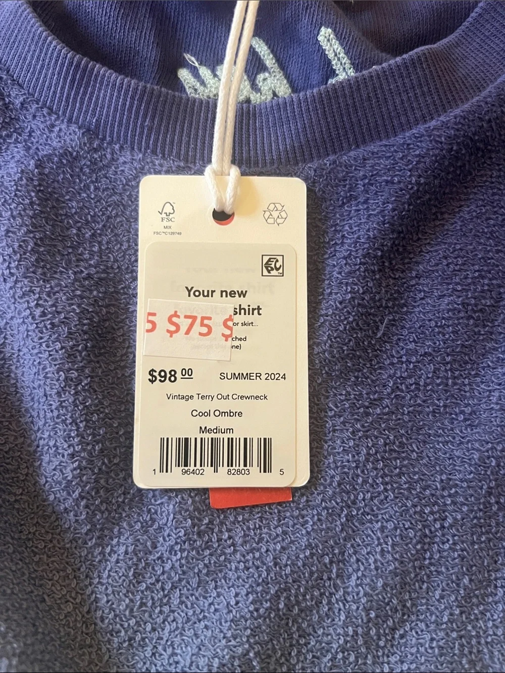 Marine Layer Men's Vintage Terry Out Crewneck